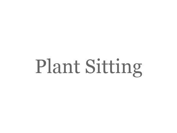 Plant Sitting